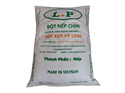 Bột nếp chín nhãn xanh lá Bột nếp chín nhãn xanh lá